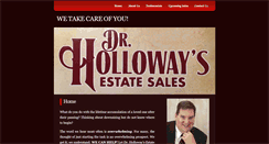 Desktop Screenshot of drhollowaysestatesales.com