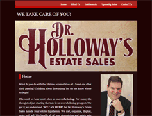 Tablet Screenshot of drhollowaysestatesales.com